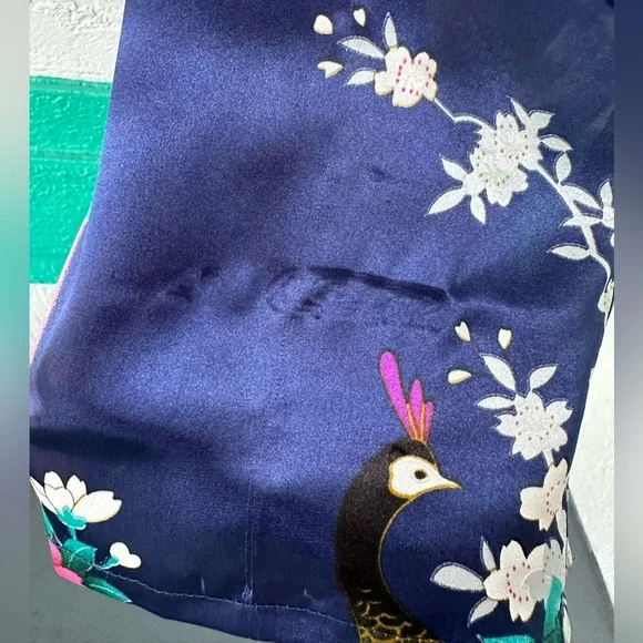 Robe Peacock Floral Blue Small - Picture 10 of 12